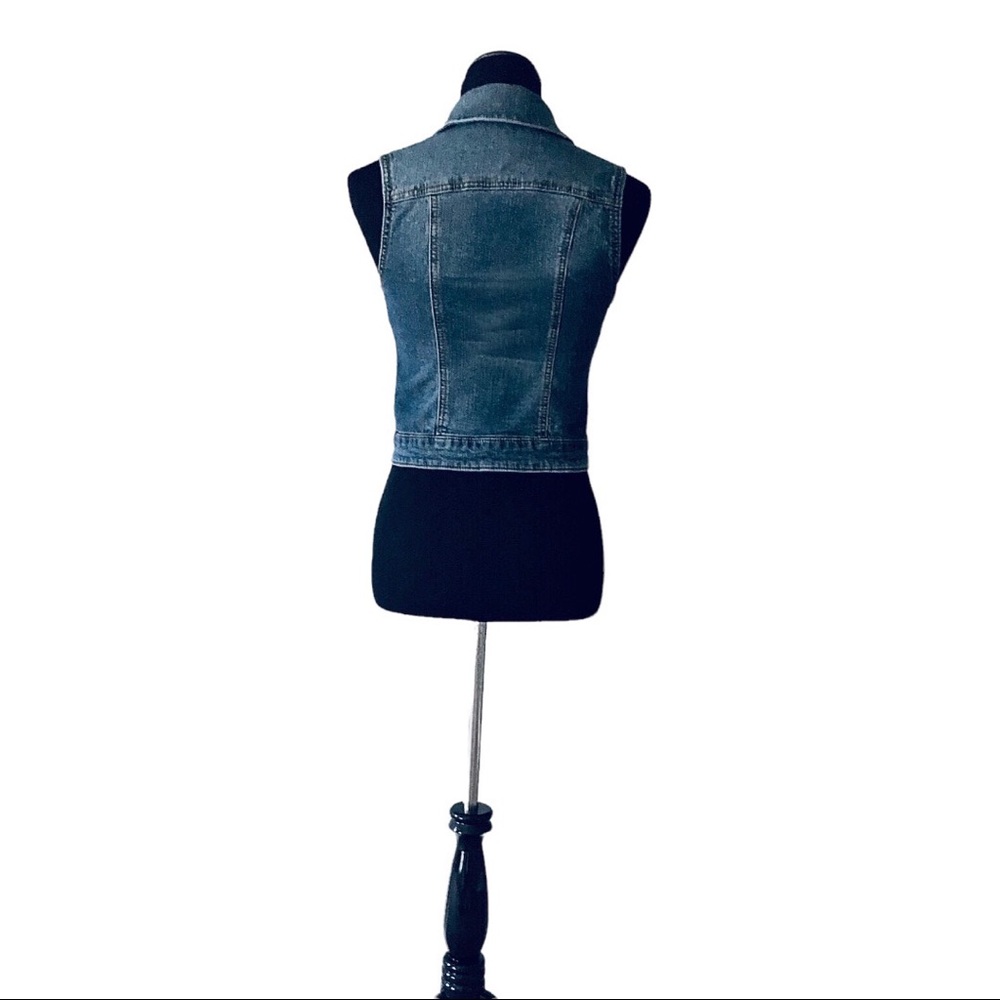 Mossimo Cropped Jean Jacket Size Small - Picture 4 of 9